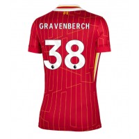 Dres Liverpool Ryan Gravenberch #38 Domáci pre Ženy 2024-25 Krátky Rukáv